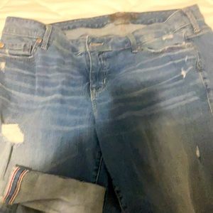 Torrid size 14 distressed jeans